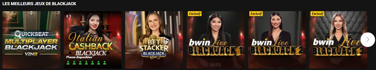 Blackjack su bwin
